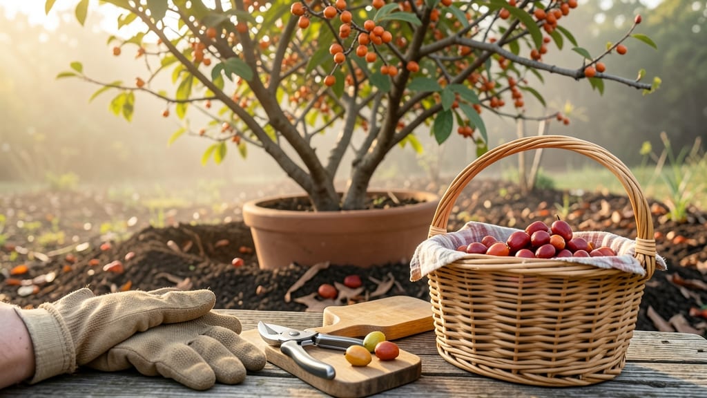 When to Harvest Goji Berries: Berry Color Shifts from Red to Deep Ruby