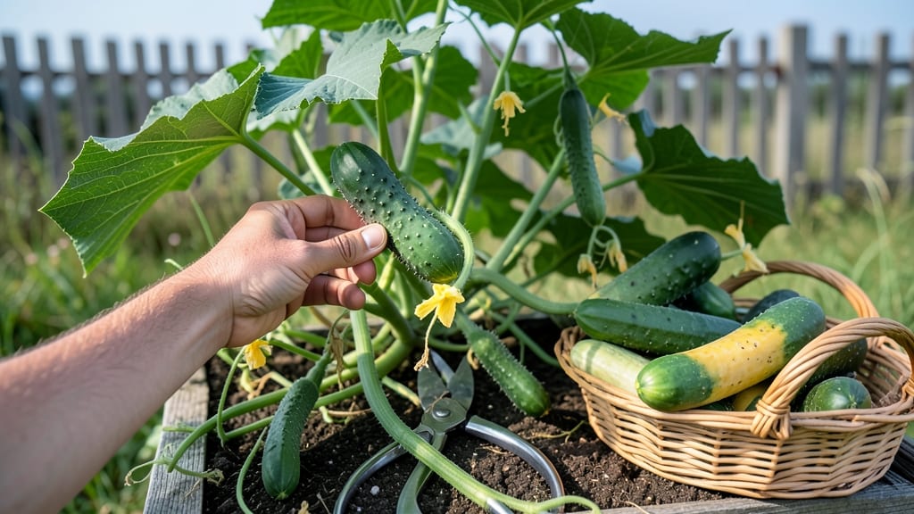 When to Harvest Cucumbers With Prickly Skin: 3 Tactile Tests for Peak Crunch