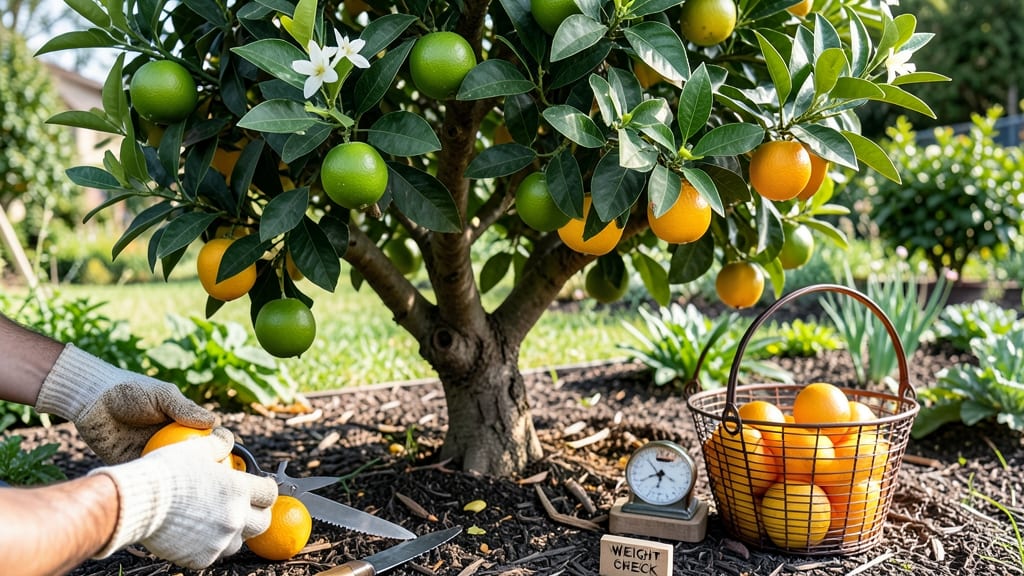 When to Harvest Oranges: 3 Color-Stem Tests for Peak Juice Before Overripening