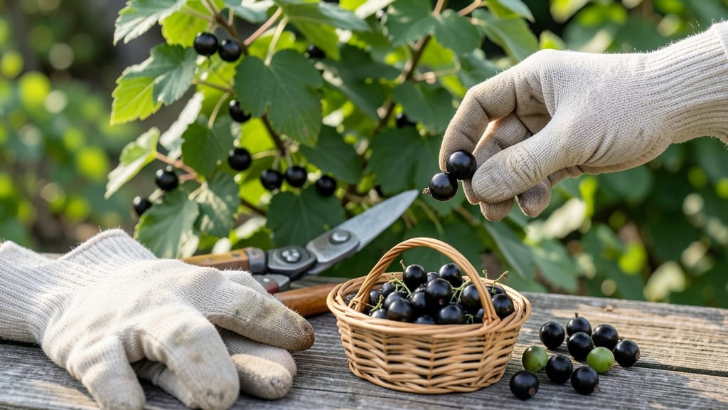 When to Harvest Currants: Berry Color Shift & Stem Snap Test