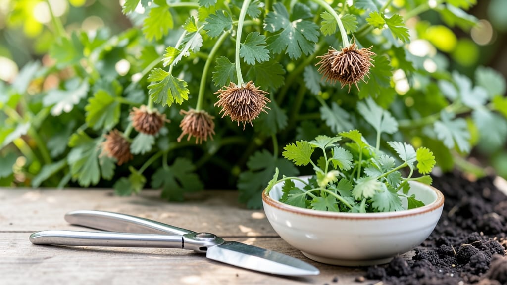 How to Harvest Coriander Plant: When Leaves Turn Tender and Seeds Dry Fully