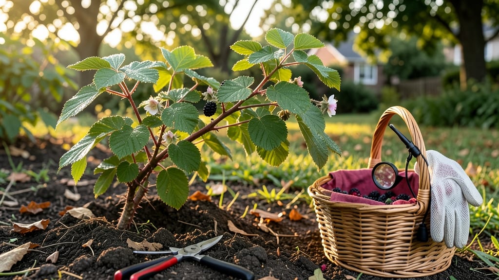 When to Harvest Blackberries: Firm Yet Yielding Berries That Pop Off Easily