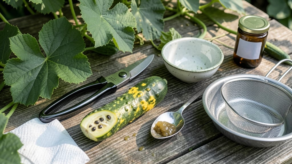 How to Harvest Cucumber Seeds: Save Rare Varieties With This 4-Step Drying Method