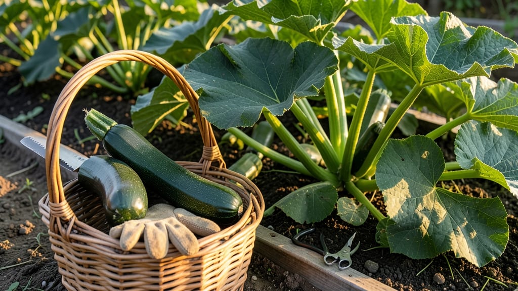 Zucchini Harvest Time: When Skin Slips Easily & Flowers Fade Fast