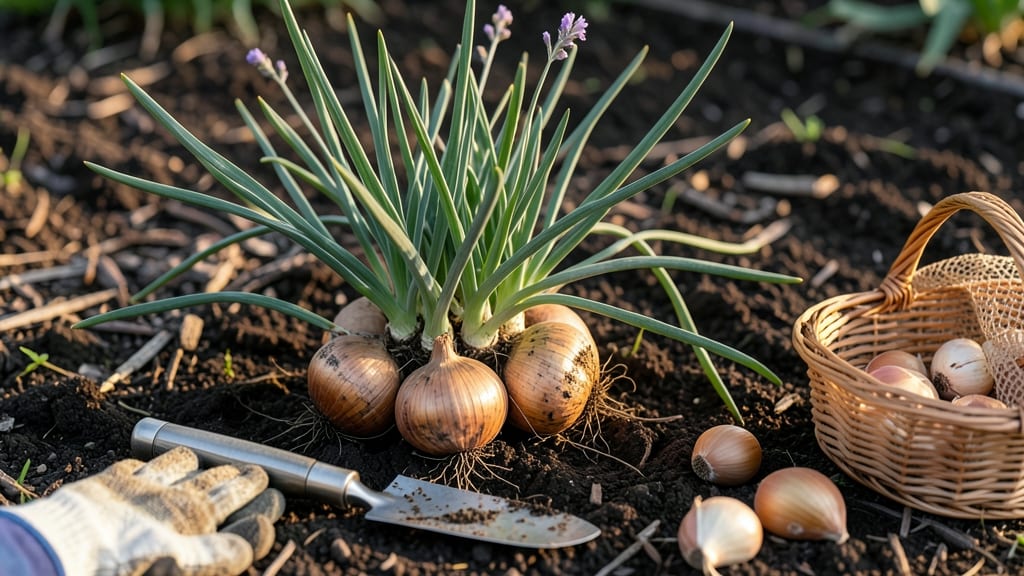 When to Harvest Shallots: Dig When Bulbs Feel Firm and Paps Shrink Tightly